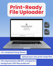 DTF Print-Ready File Uploader - Auto-Pricing
