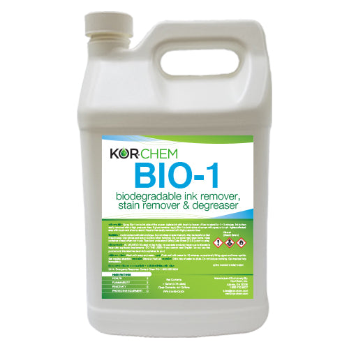 KOR-CHEM BIO-1 Ink Remover, Stain Remover & Degreaser