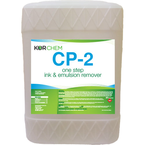 KOR-CHEM CP2 One Step Ink & Emulsion Dip Tank Remover 5 Gallon