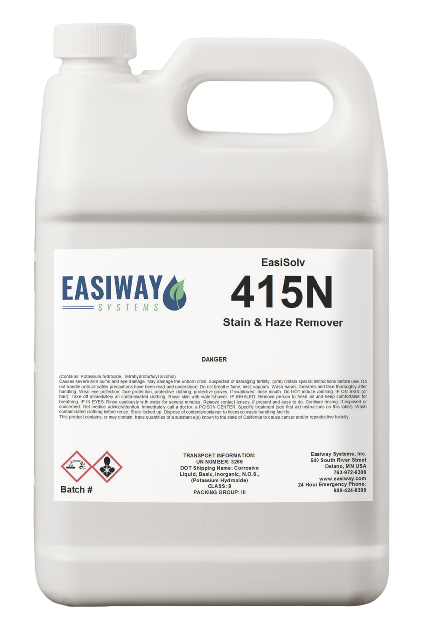 Easiway Easisolv 415 Stain & Haze Remover Gallon